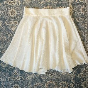 Selkie white mini skirt